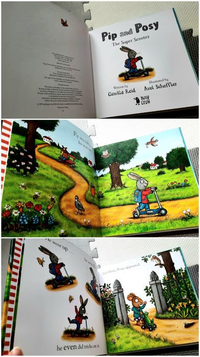 Axel Scheffler Pip and Posy The Super Scooter książka po angielsku