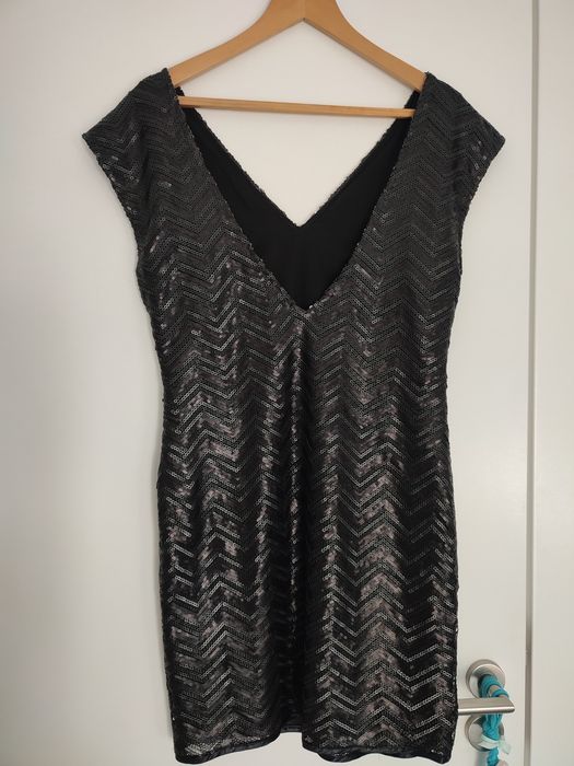 Vestido de lantejoulas preto