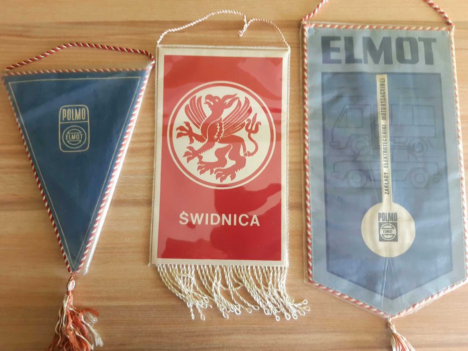 Zestaw pamiątek PRL ELMOT ŚWIDNICA nowe oryginalne rajd unikat Rally