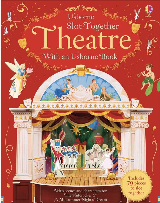 Книга театр Usborn . Три пьеси.