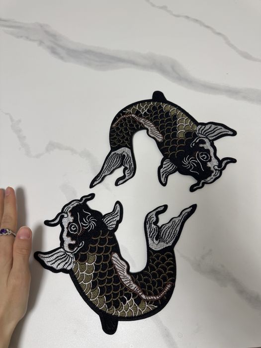 Нашивки патчі рибки