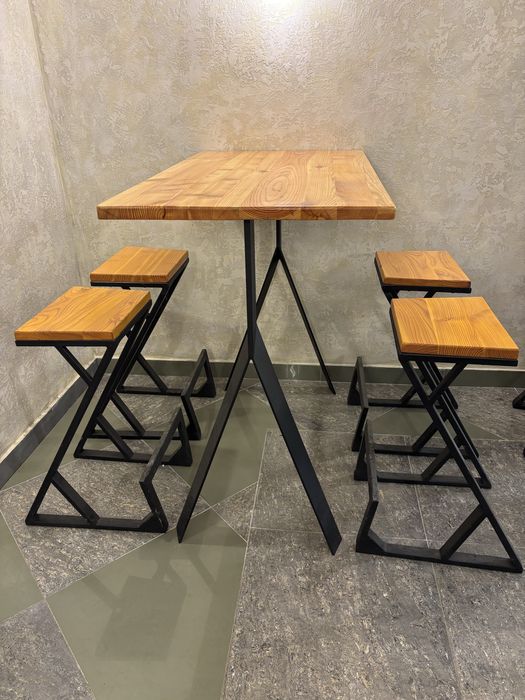 Стільці лофт барні