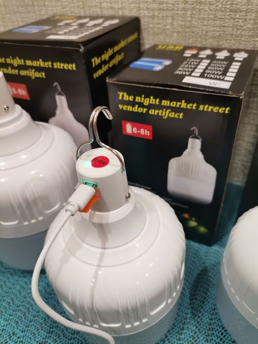 LED лампа на акумуляторі купити в Україні Києві ліхтар