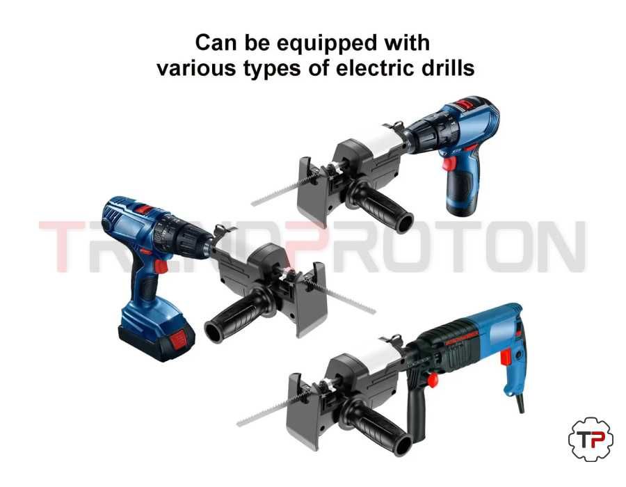 Serra Vaivém com encaixe p/ Utilizar na Aparafusadora c/oleo