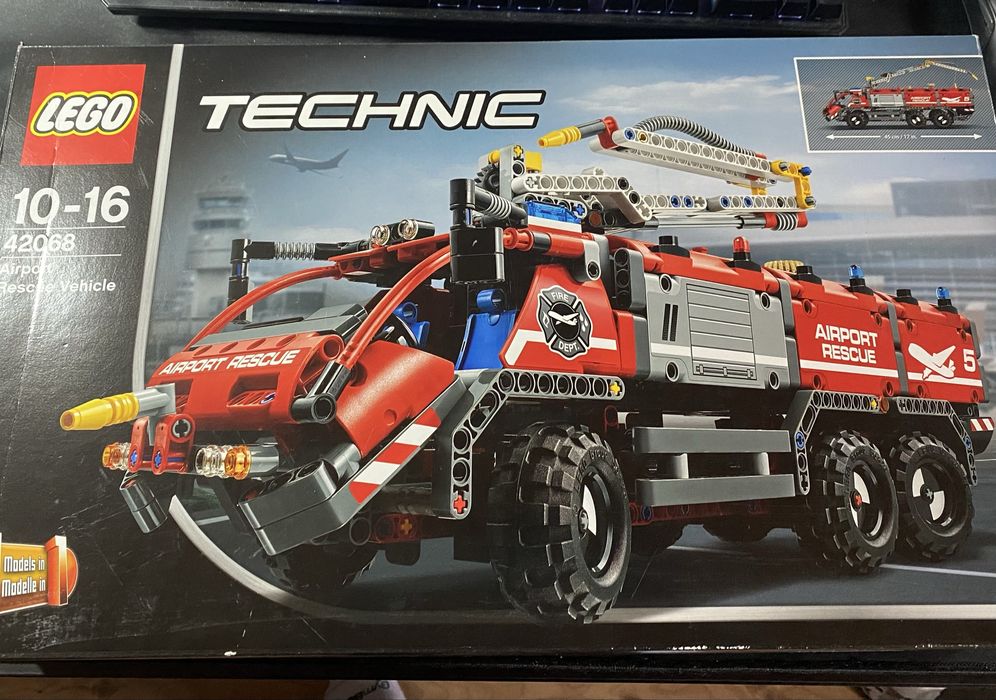 Lego technic straż lotniskowa 42068