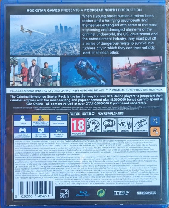 GTA V - jogo para playstation 4