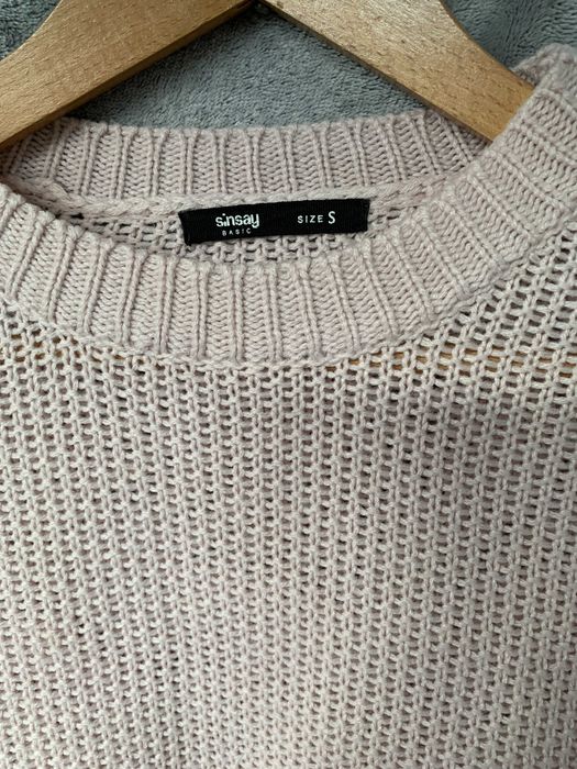 sweter ażurowy marki Sinsay rozmiar S