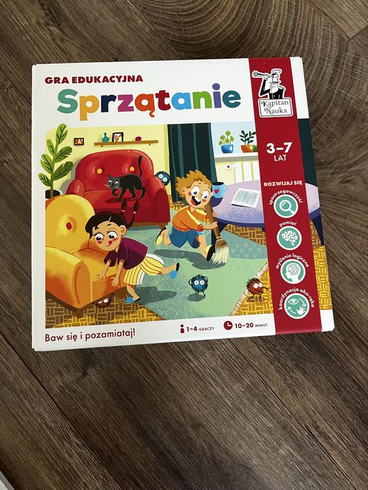 Gry kapitan nauka zakupy i sprzątanie
