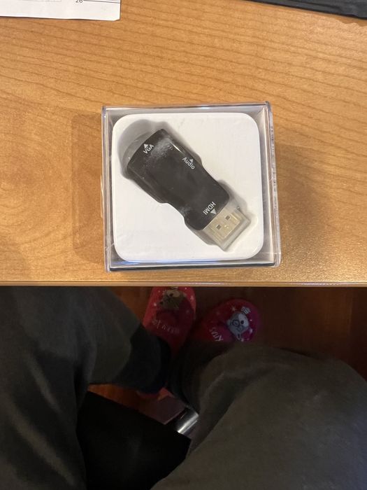 Adaptador HdmI-VGA com aurdio