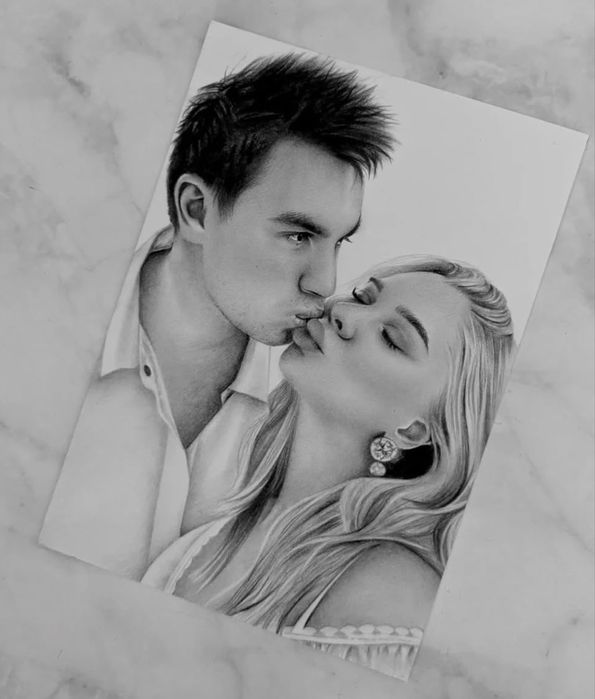 Портрет, портрет олівцем, портрет по фото, портрет карандашом