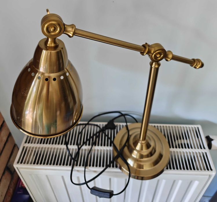 Lampa stołowa IKEA Barometer B1021 Mosiądz