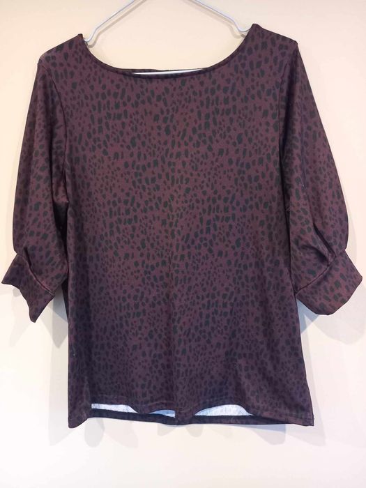 Bluzka damska M bordowa