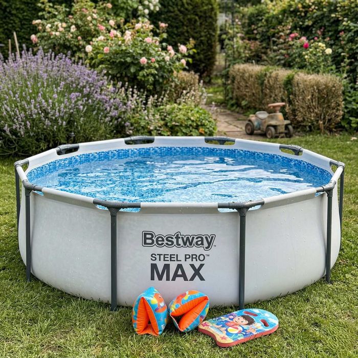 Wytrzymały Basen Ogrodowy Bestway 4678L Tritech Letni Relaks | PREMIUM