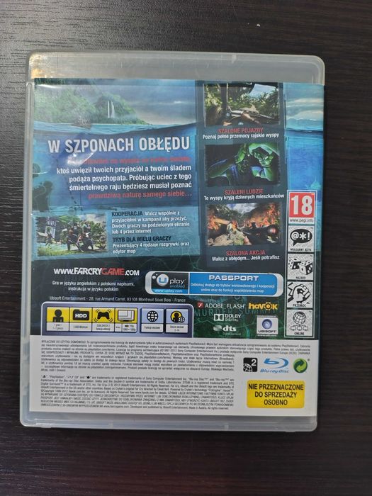 FAR CRY 3 PL PlayStation 3 (PS3) pudełkowa