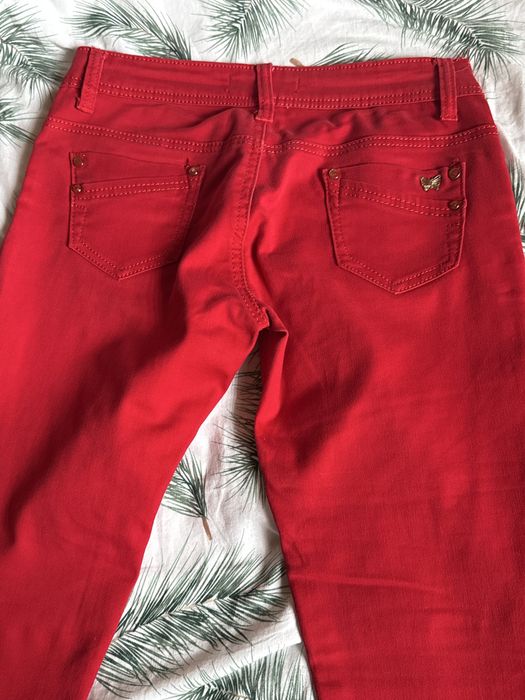 Spodnie czerwone