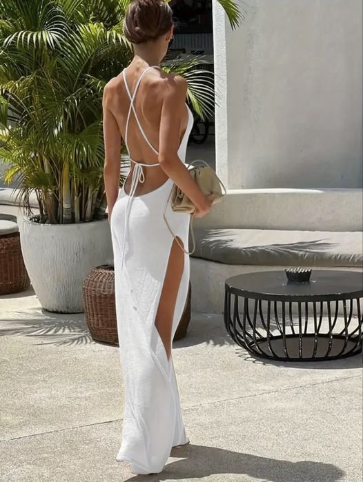 Пляжне плаття L біле