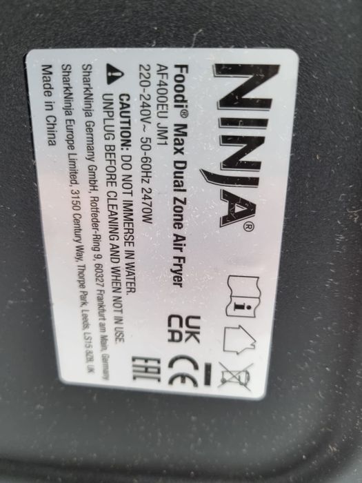 Ninja Foodi Max Dual Zone frytkownica beztłuszczowa AF400EU