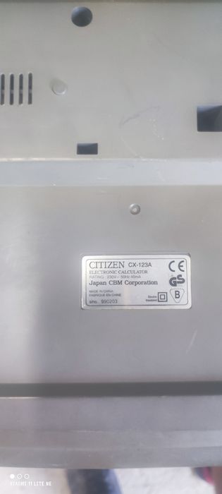 Kalkulator z drukarką citizen retro