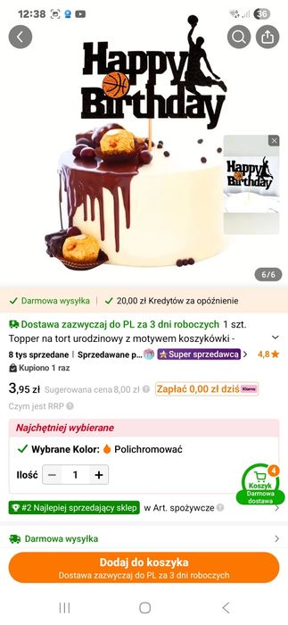 Stojak na ciasto i dwie ceraty kosz