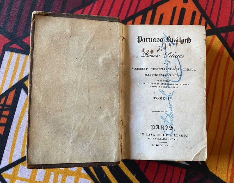 Parnaso Lusitano - Tomo IV (Livro de 1827)