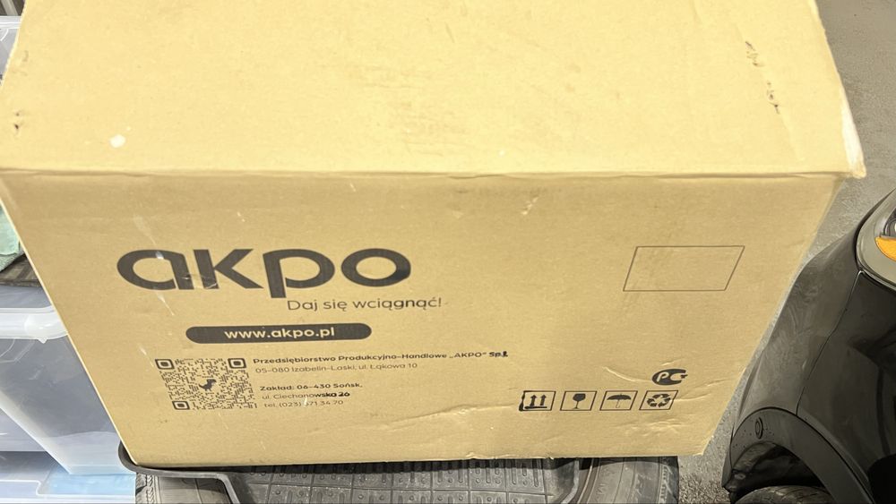 Okap Akpo WK-7 czarny podszafkowy LED