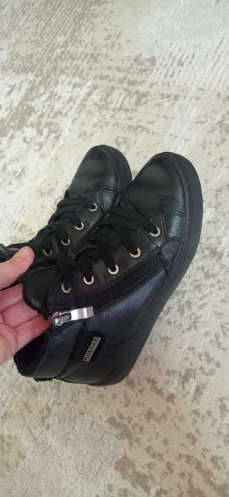 Утеплені шкіряні черевички 20см устілка