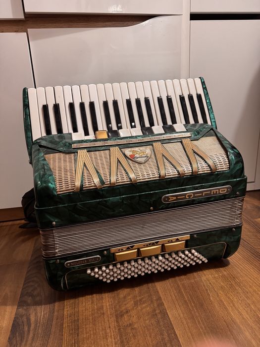 Akordeon Delicia Melodia VII 96 basów zielony