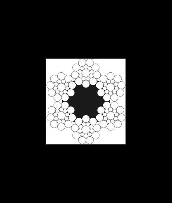 Канат стальной трос для лифта крана лебедки тельфера ГОСТ DIN ISO