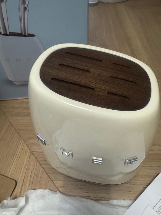 Smeg noze zestaw bezowe nowe