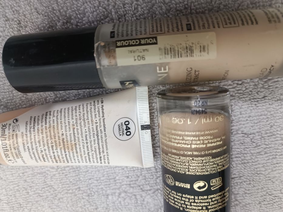 Zestaw podkładów sleek cliv revolution revlon hean profusion essence