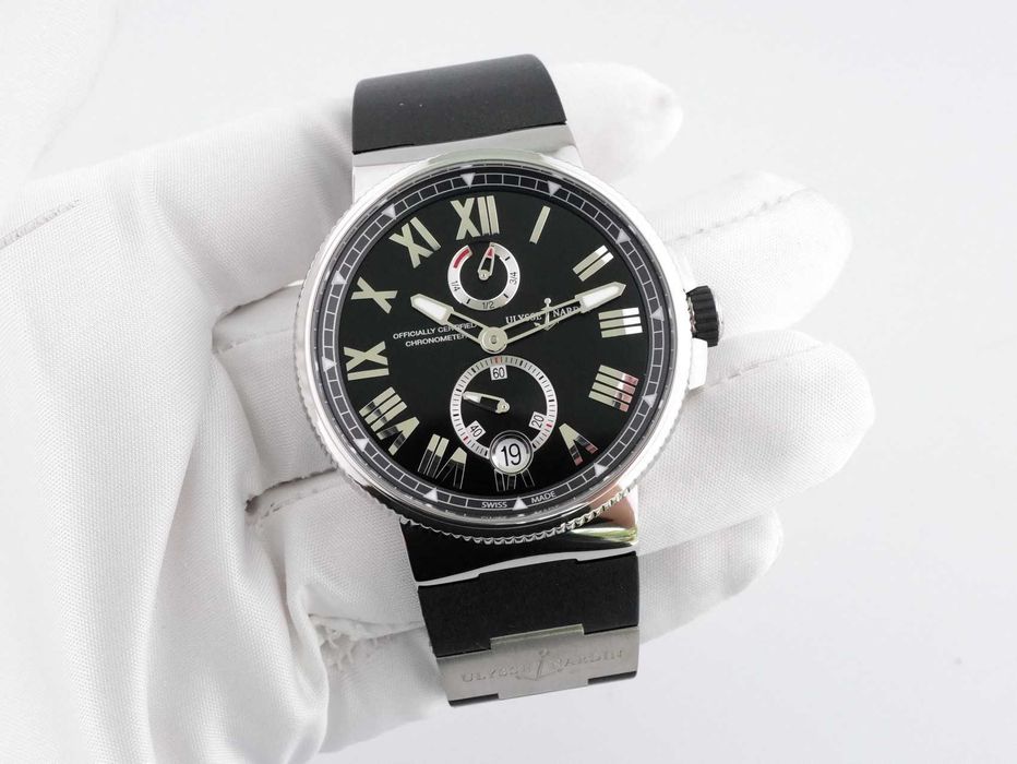 Ulysse Nardin Marine Chronometer Manufacture Black Dial 45mm