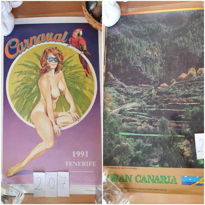 20x plakat Hiszpania, Teneryfa, Andaluzja, Gran Canaria, Ibiza Almeria