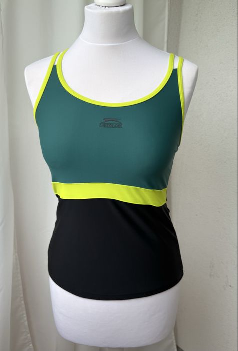 Tankini sportowa koszulka 40 Slazenger strój kąpielowy