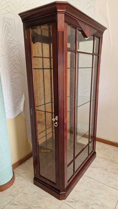 Conjunto completo de sala em madeira maciça vintage