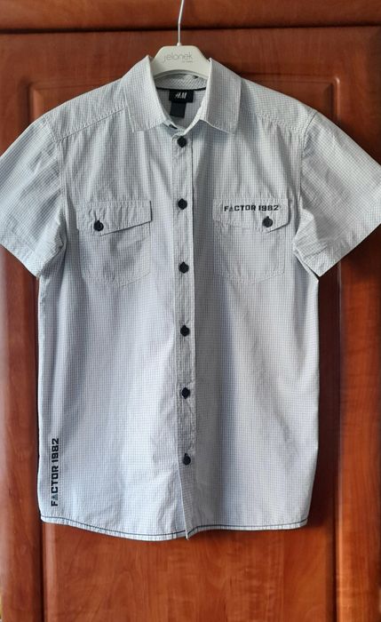 Koszula sportowo elegancka r. 158 - 164  H&M