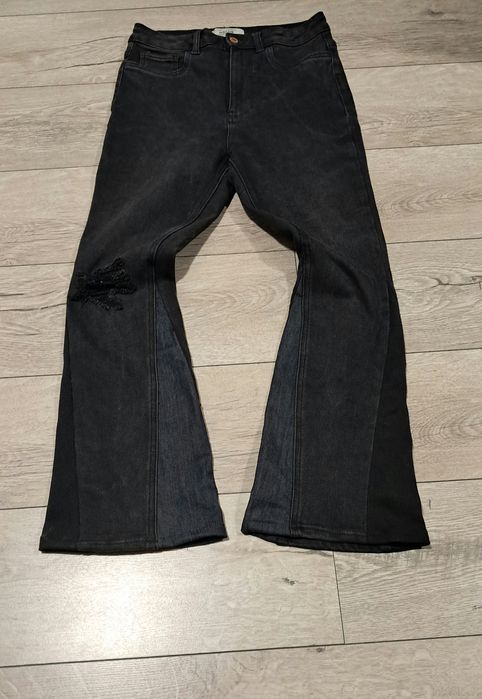 Black flared bootcut