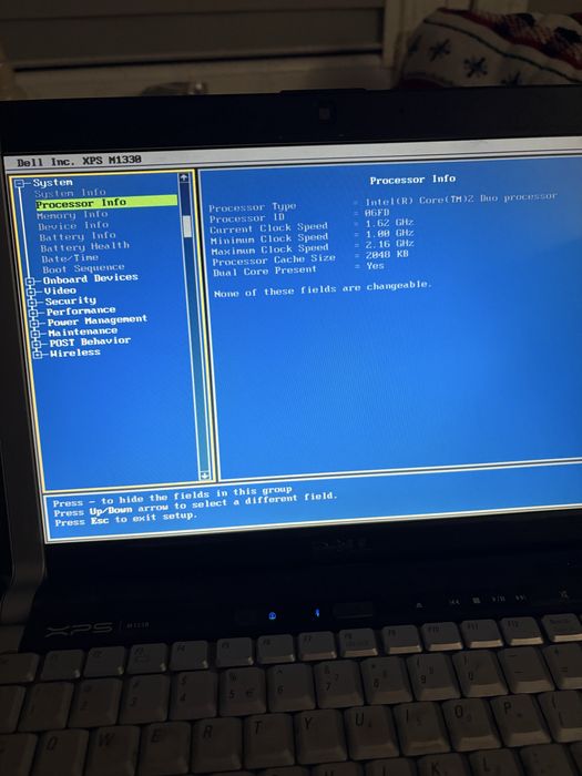 Laptop Toshiba M45 i Dell XPS M1330