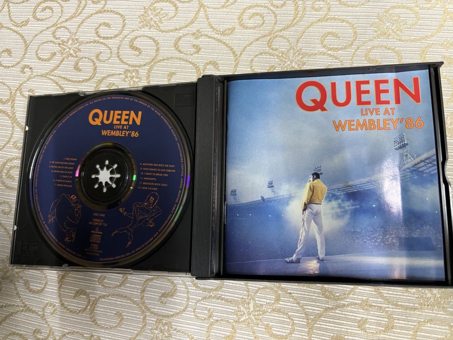 álbum duplo original Queen – Live at Wembley ’86
