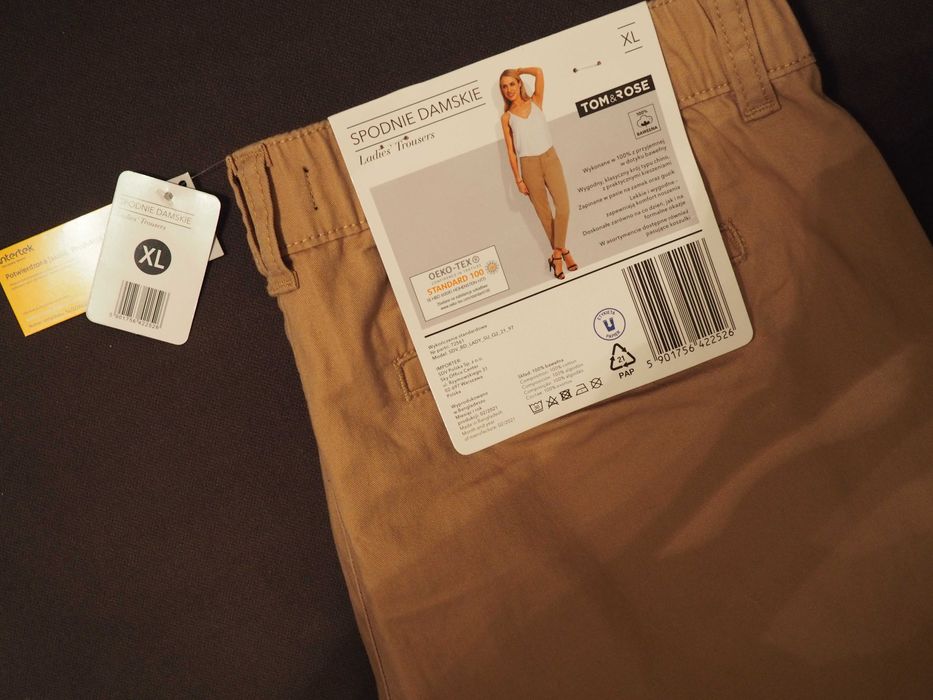 Nowe spodnie damskie XL - TOM&ROSE