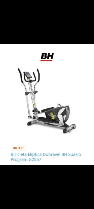 Bicicleta Elíptica dobrável