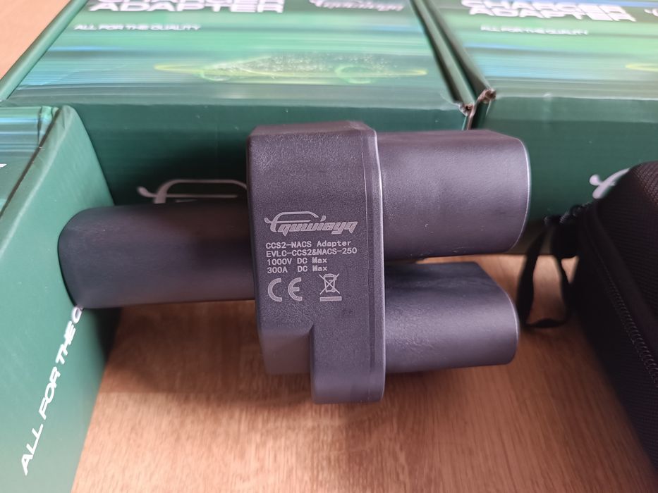 Адаптер перехідник ccs2 tesla nacs Тесла переходник