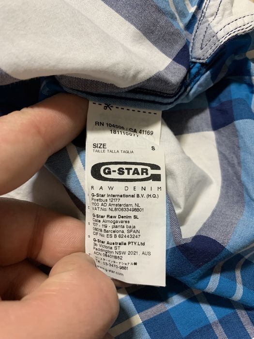 G-Star Raw Cell сорочка рубашка