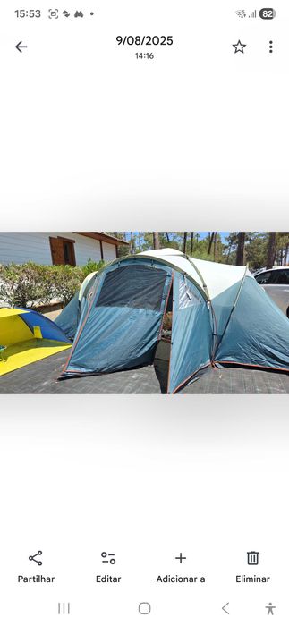 Tenda de 3 quartos