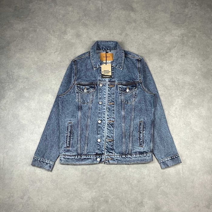 Джинсовка PULL&BEAR Чоловіча Синя Вітровка Джинсова Куртка На Осінь Нова