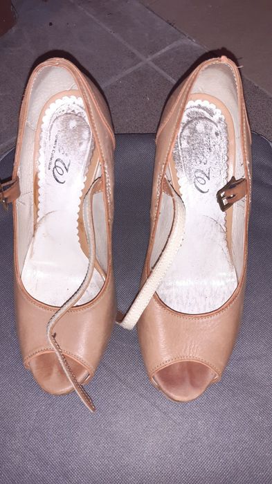 Skórzane odkryte palce