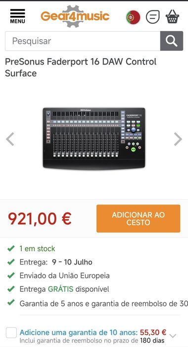 Presonus Faderport 16 Production Controller