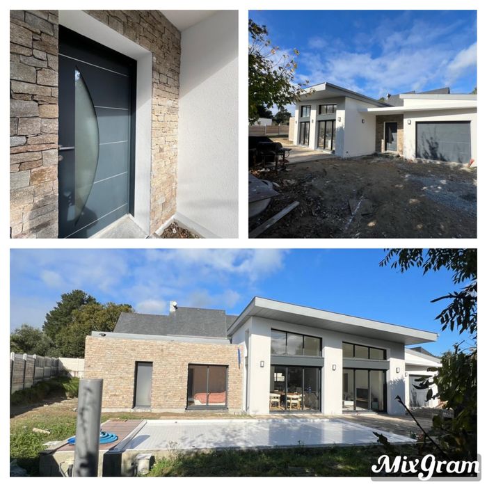 Obras gerais e remodelações. Capoto .  Reboco projetado . Pinturas