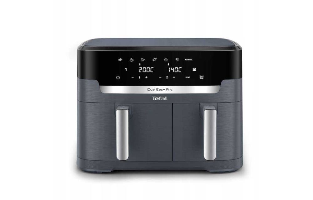 Frytkownica beztłuszczowa TEFAL 11l 2700W dwukomorowa Air Fryer  X-163