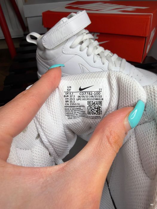 Кросівки жіночі Nike court borough mid 2 white