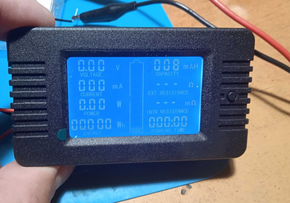 Тестер ватметр PZEM-015 без шунта (оригінал Peacefair) 0-200VDC, 300A